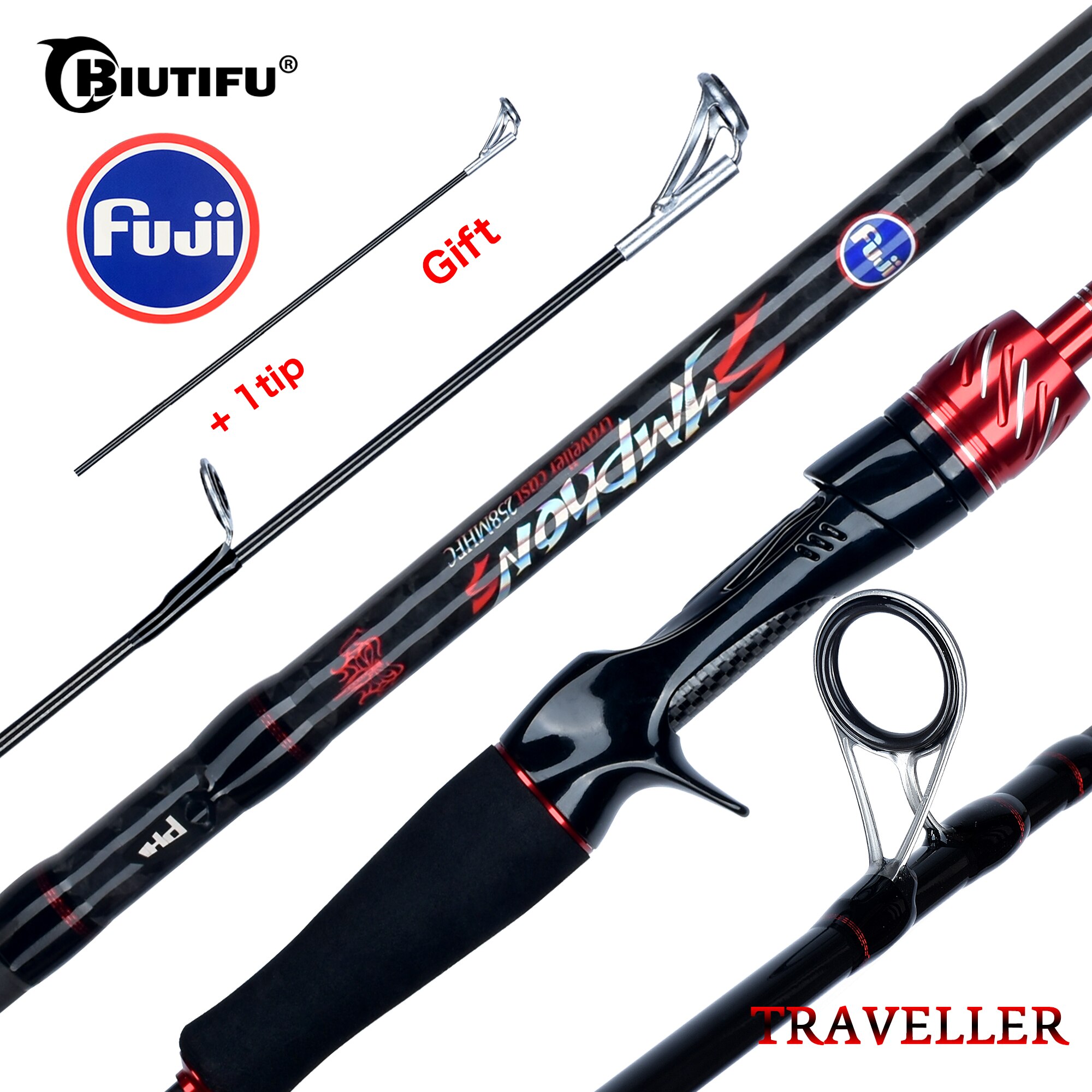 Fishing Equipment Uk - BIUTIFU Traveller Spinning Casting Fuji Lure