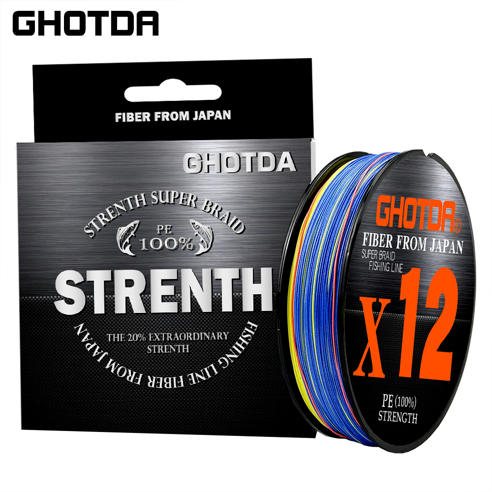 Fishing Equipment Bundle - Braided Fishing Line 12 Strand 100M