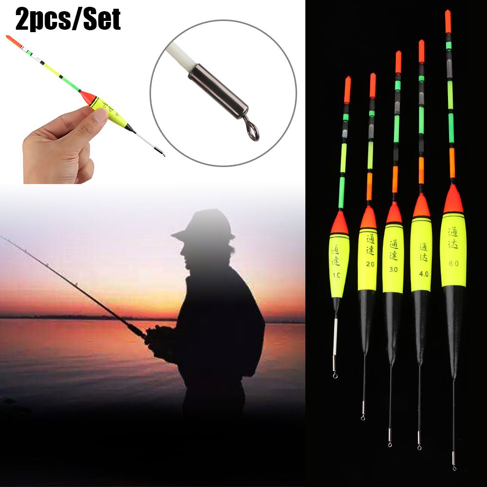 2 Pcs/Lot 1.0# 2.0# 3.0# 4.0#  – обзор и цена Night Float Fishing