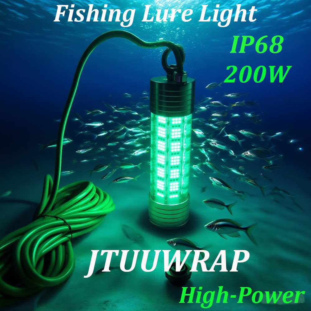 1 pc new 200W 12V fishing ligh – обзор и цена Fishing Equipment And Gear