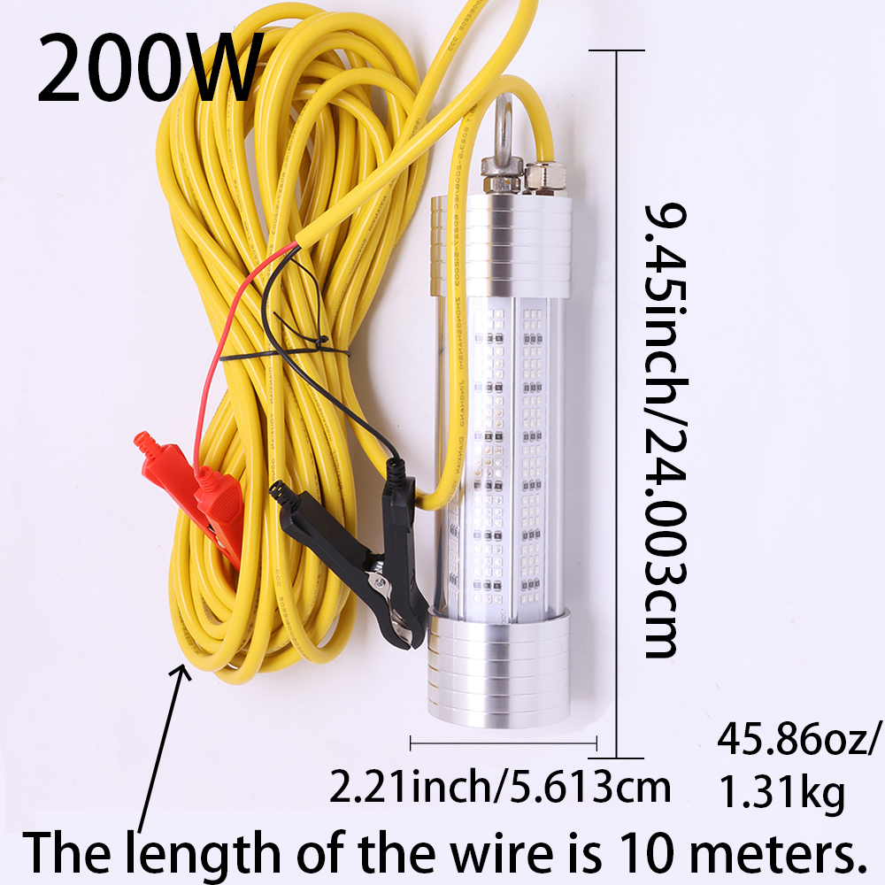 1 pc new 200W 12V fishing ligh – обзор и цена Fishing Equipment And Gear
