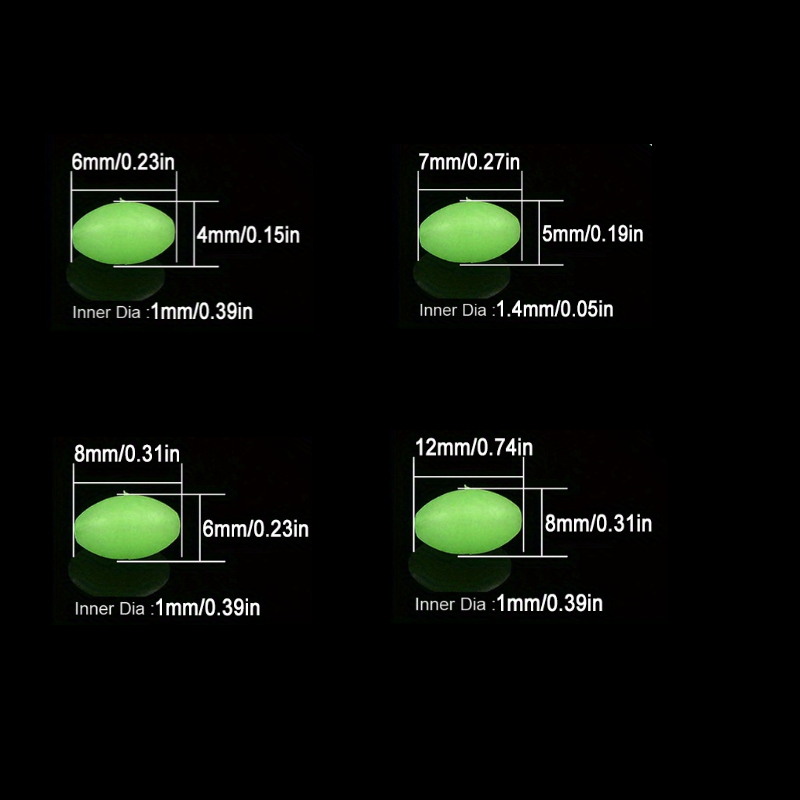 100pcs/lot Oval Night Luminous – обзор и цена Night Float Fishing
