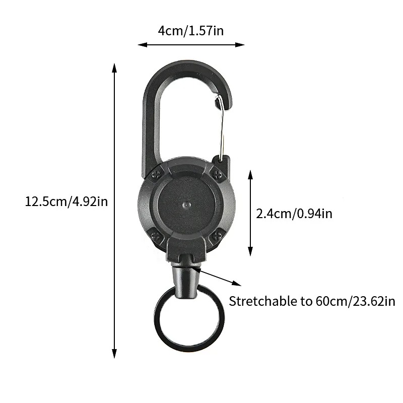 Tactical Retractable Carabiner – обзор и цена Fishing Equipment And Gear