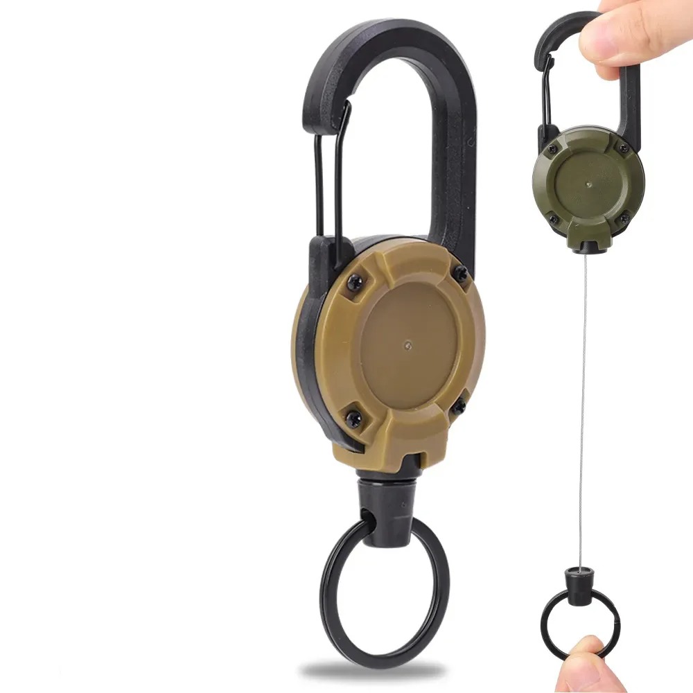 Tactical Retractable Carabiner – обзор и цена Fishing Equipment And Gear