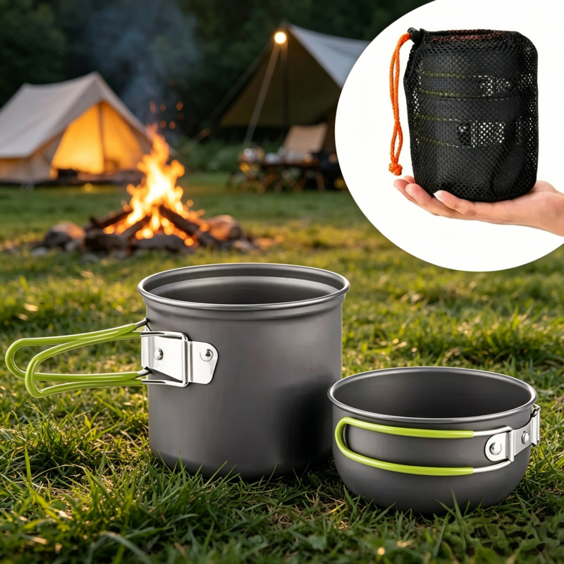 Ultralight Camping Pot Set Out – обзор и цена Fishing Equipment And Gear