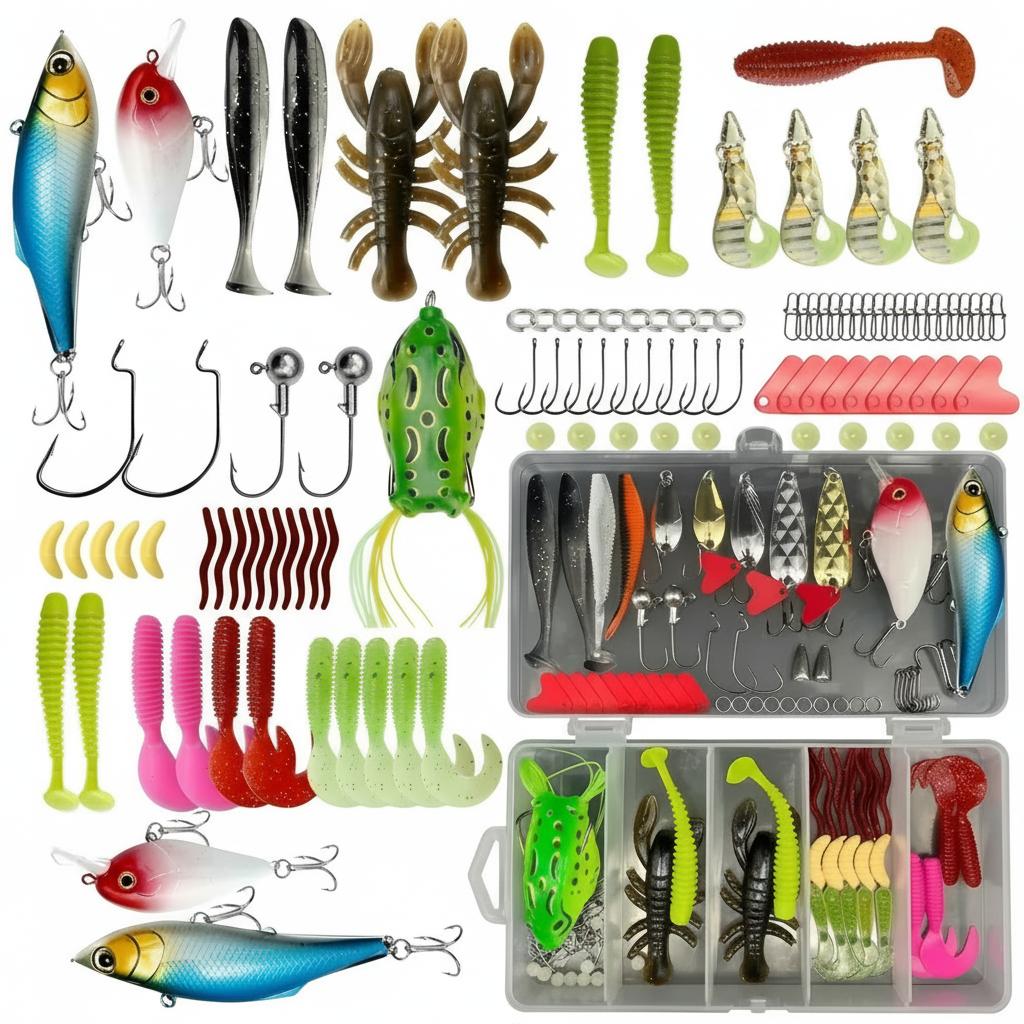 133Pcs Premium Fishing Lures T – обзор и цена Fishing Equipment And Gear
