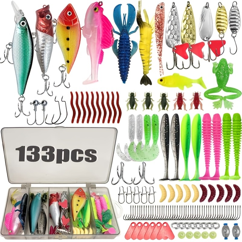 133Pcs Premium Fishing Lures T – обзор и цена Fishing Equipment And Gear