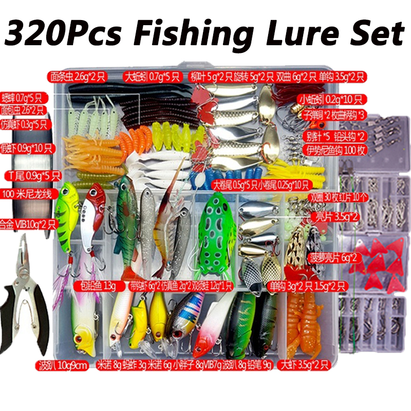 Fishing Lure Kit Soft and Hard – обзор и цена Fishing Equipment Uk