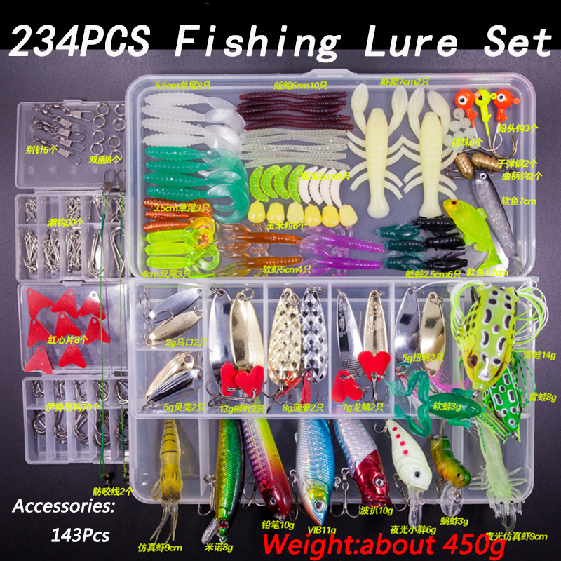 Fishing Lure Kit Soft and Hard – обзор и цена Fishing Equipment Uk