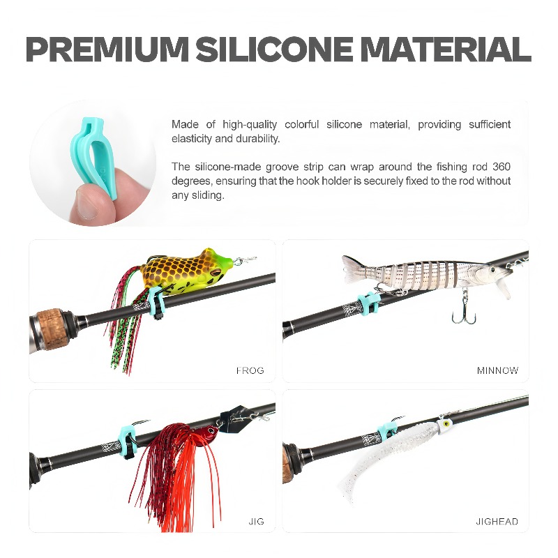 Silicone Lure Hanger Hook​ – U – обзор и цена Fishing Lure