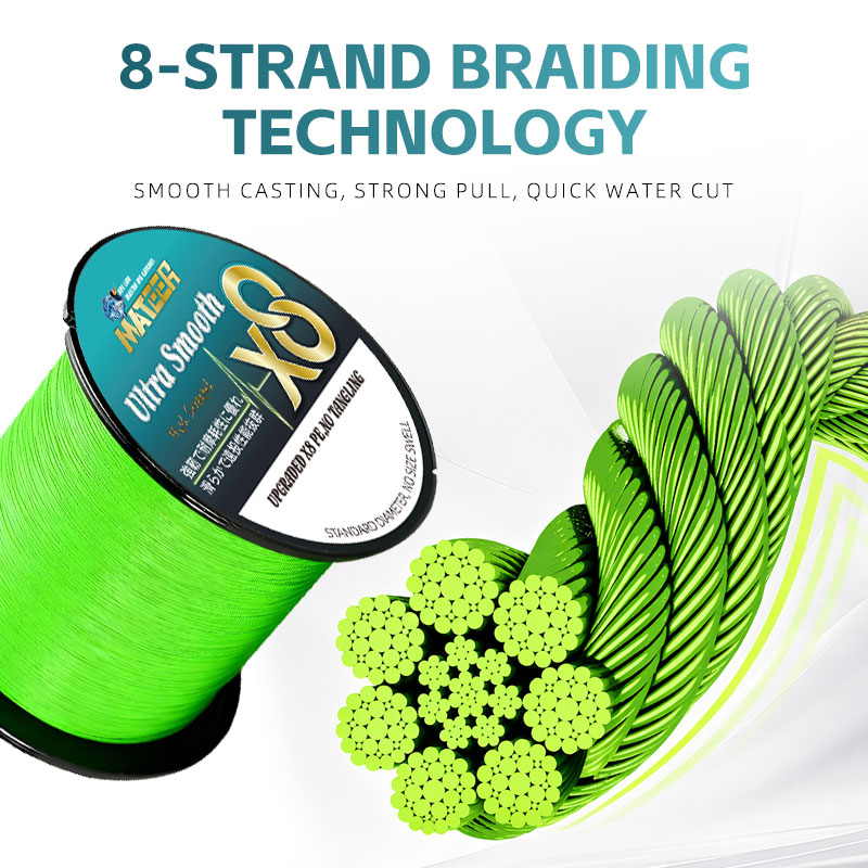 MATEER 8 Strands Braided PE Fi – обзор и цена Fishing Equipment Bundle