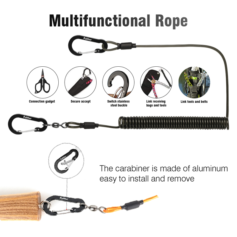 fishing tools Coiled Lanyards  – обзор и цена Fishing Equipment And Gear