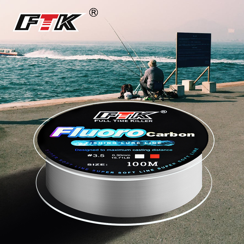 100M Fluorocarbon Coating Fish – обзор и цена Fluorocarbon Line