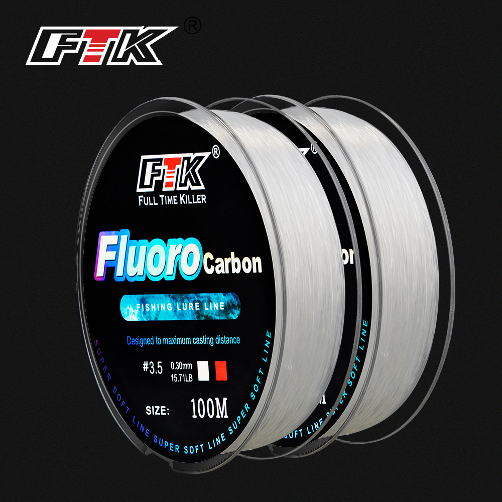 100M Fluorocarbon Coating Fish – обзор и цена Fluorocarbon Line