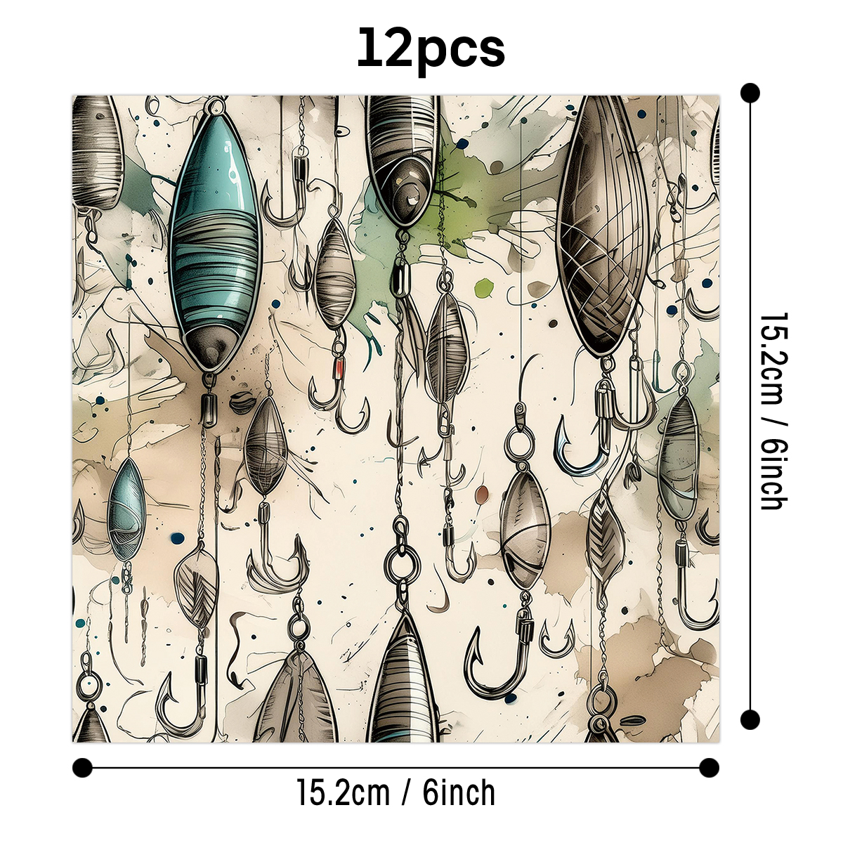 12pcs Vintage Fishing Lure Pat – обзор и цена Fishing Equipment Gear