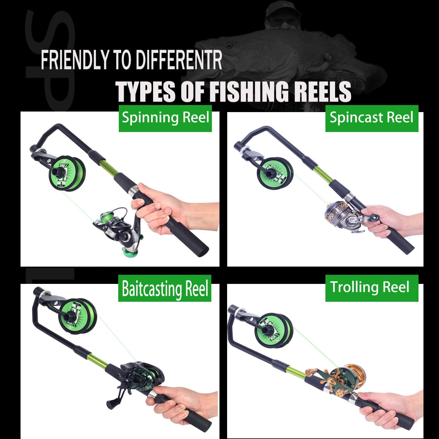 Fishing Line Spooler, Adjustab – обзор и цена Fishing Equipment Gear