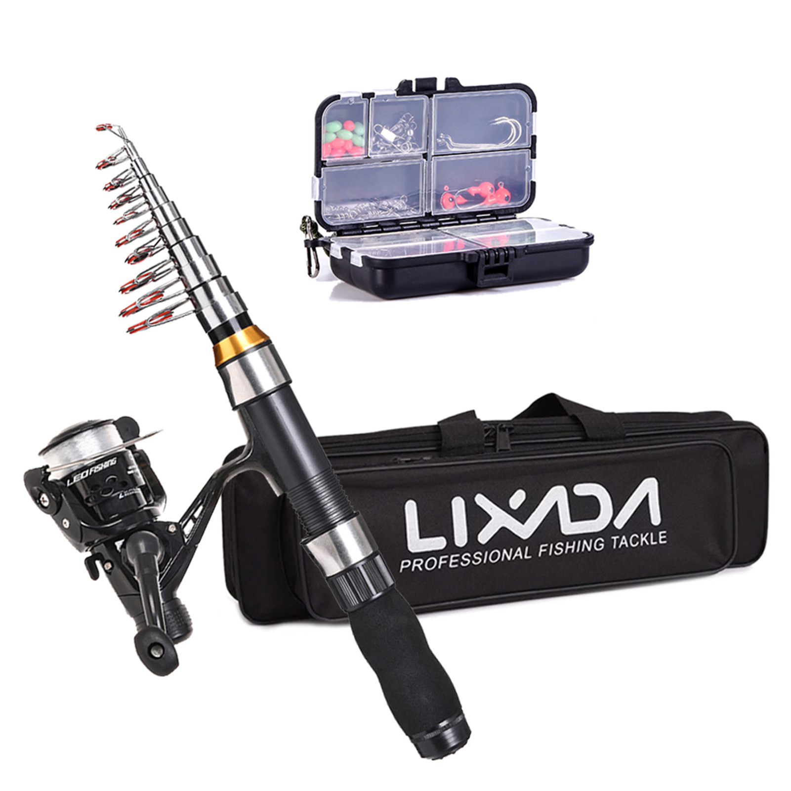 Lixada Fishing Rod Reel Combo  – обзор и цена Fishing Equipment Uk